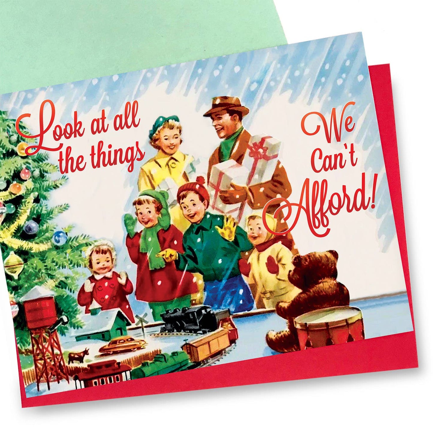 Look At All The Things We Can't Afford Card