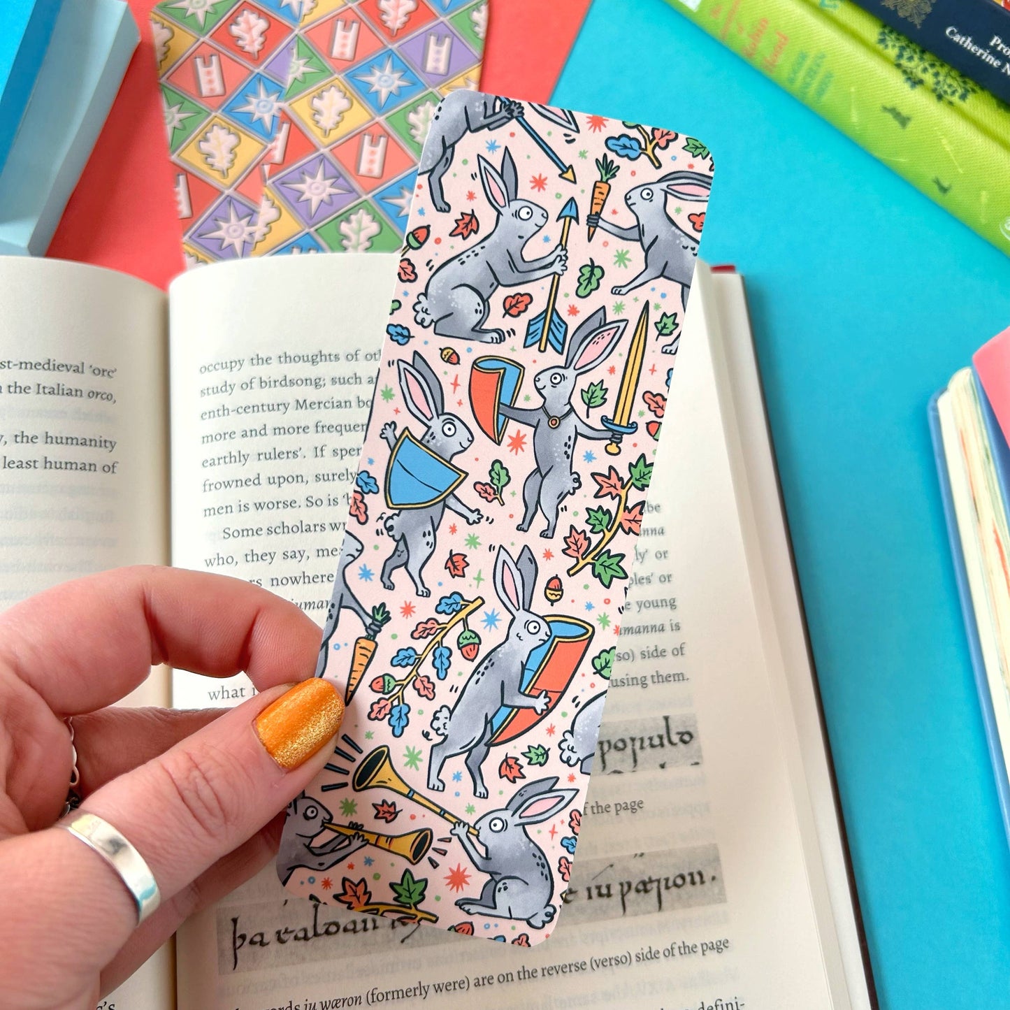 Medieval Rabbits Bookmark