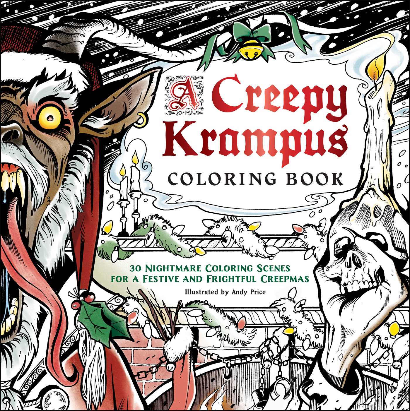 A Creepy Krampus Coloring Book