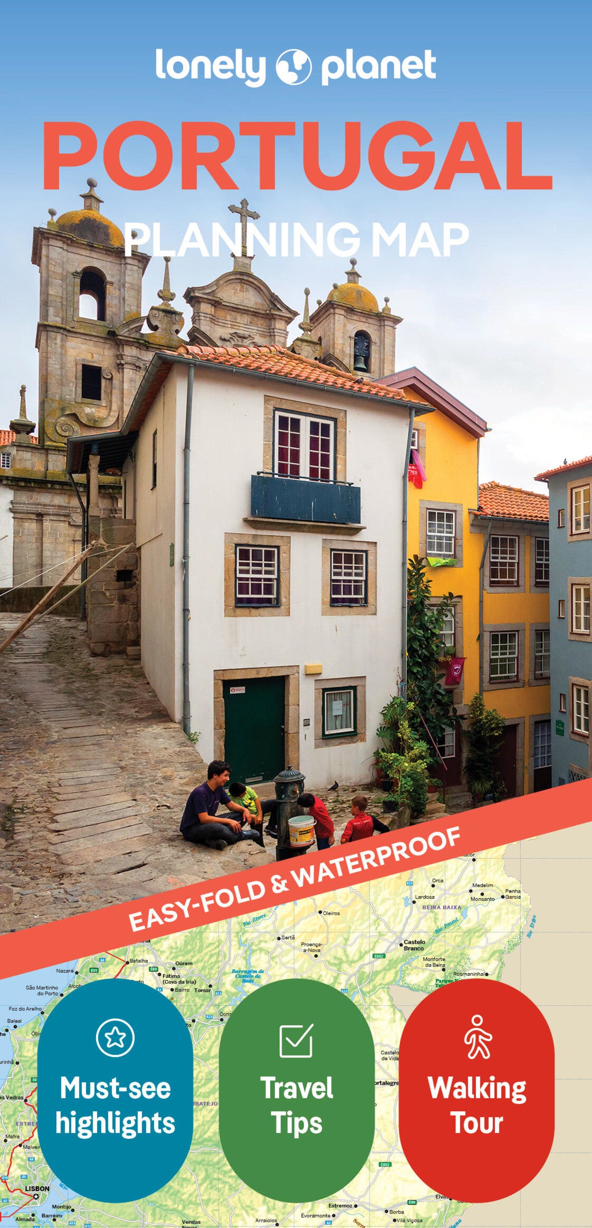 Lonely Planet Portugal Planning Map 2 2nd Ed.