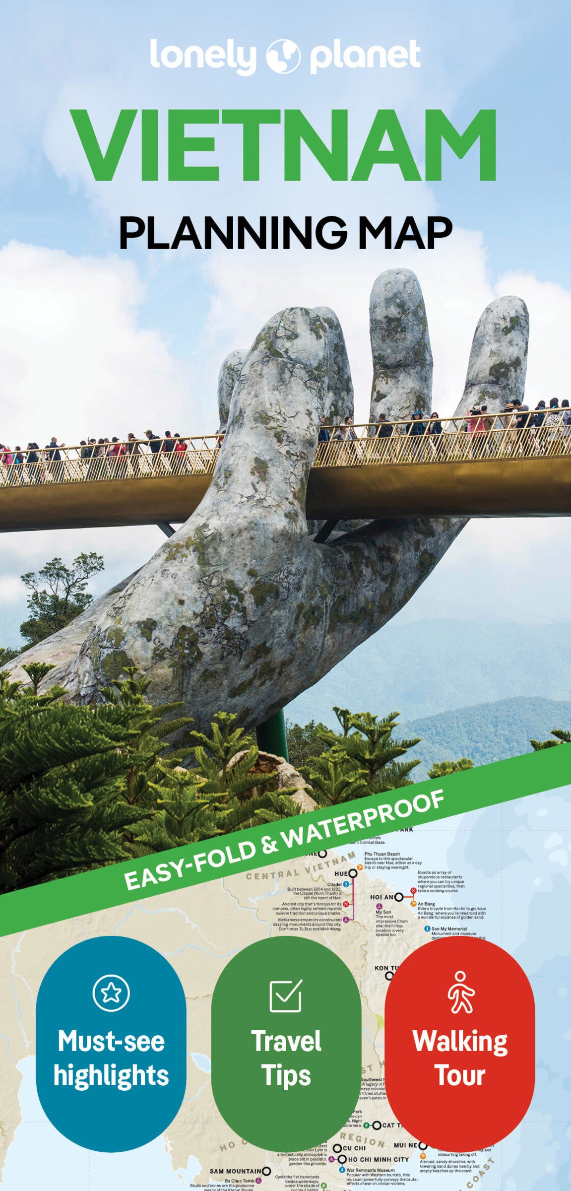 Lonely Planet Vietnam Planning Map 2 2nd Ed.