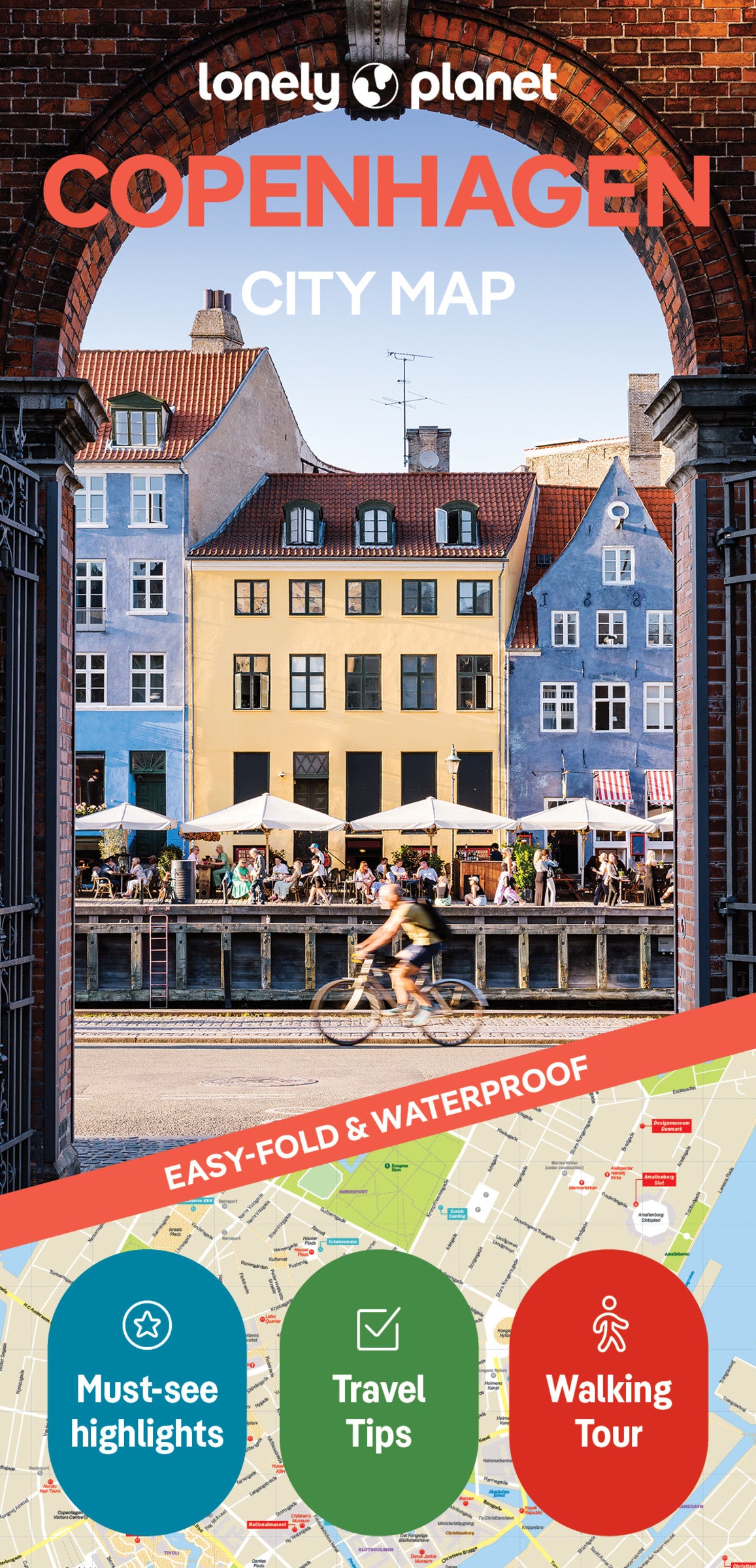 Lonely Planet Copenhagen City Map 2 2nd Ed.