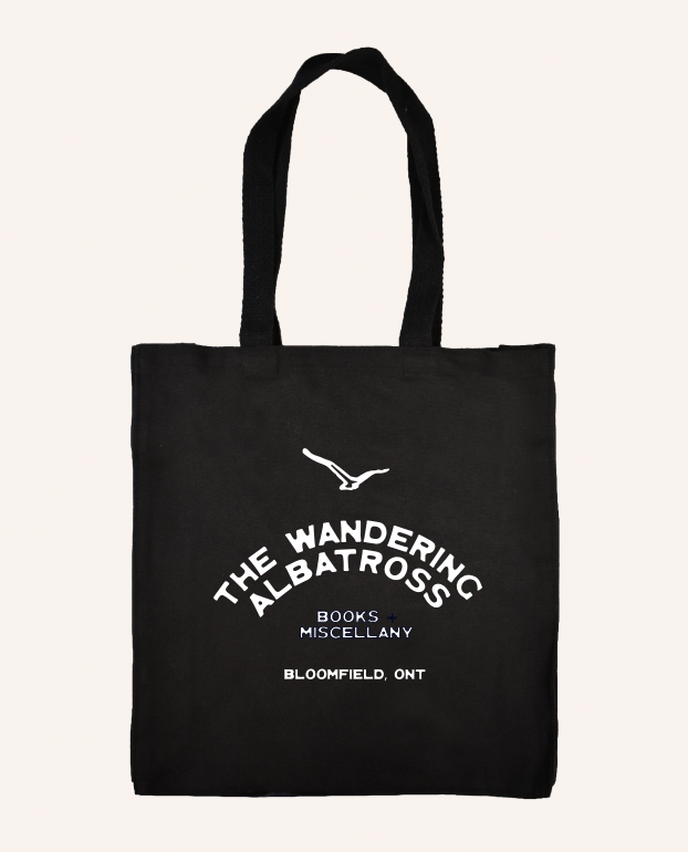 Wandering Albatross Tote, B & W Logo