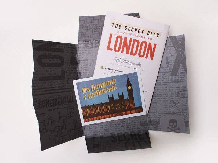 Secret City, A Spy's Guide To London - Spy Mystery Map