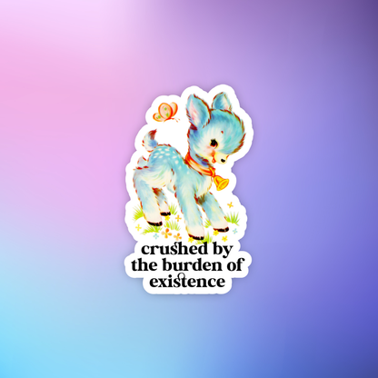 Funny sticker, Laptop sticker, Dark humor sticker