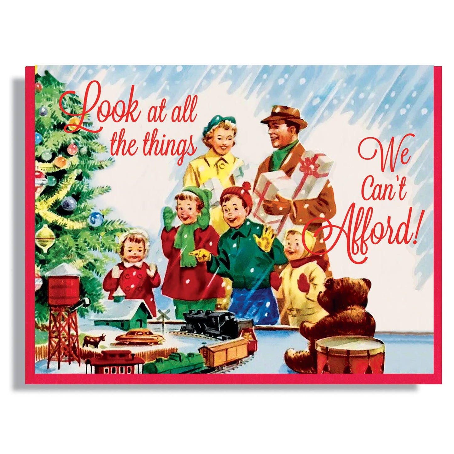Look At All The Things We Can't Afford Card