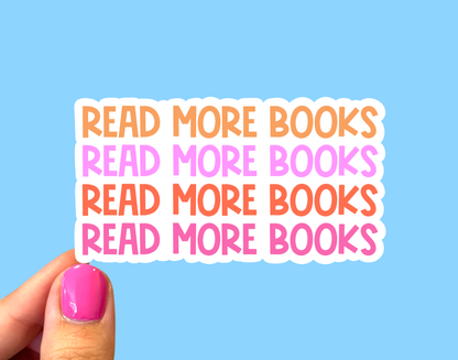 Read more books sticker, Bookish sticker, Kindle sticker