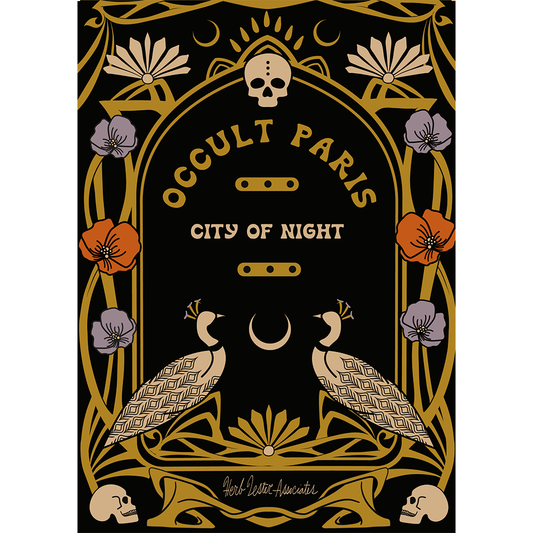 Occult Paris: City of Night - Art Map & Cultural Guide