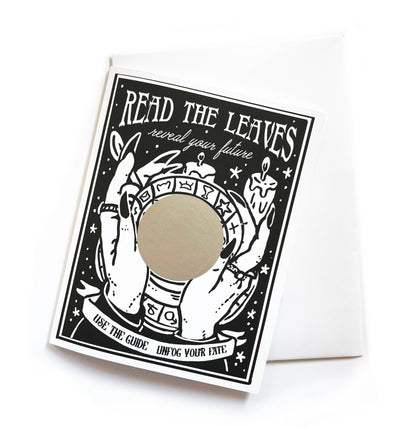 Fortune Telling Card - Tea Leaves