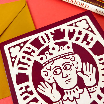 Medieval King Birthday Card