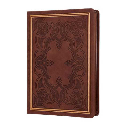 Victoria's Journals Vintage Style Diary (Dark Brown)