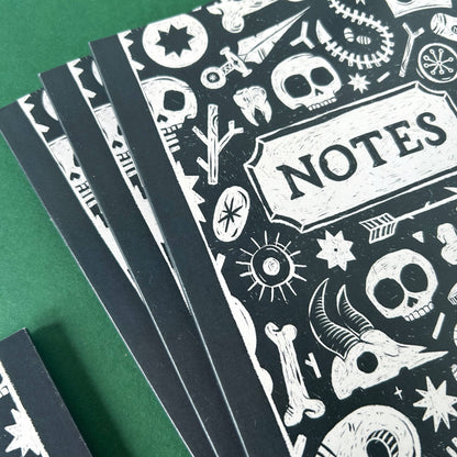 Skull and Bones Dot Grid Notebook
