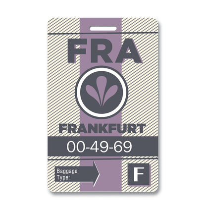 Frankfurt Luggage Tag
