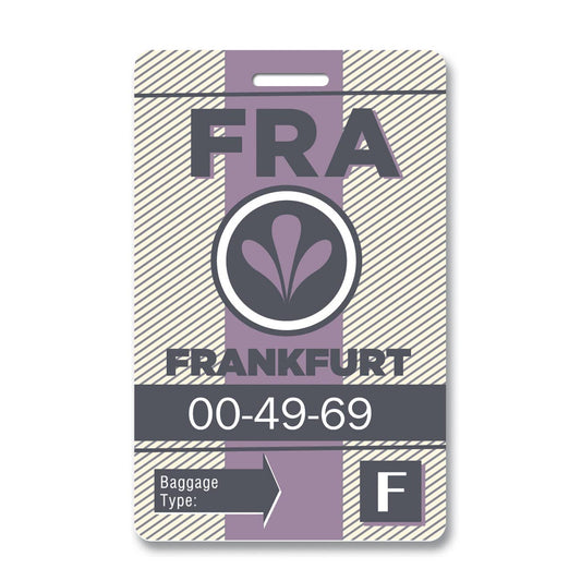 Frankfurt Luggage Tag