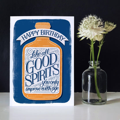 Good Spirits Birthday Card