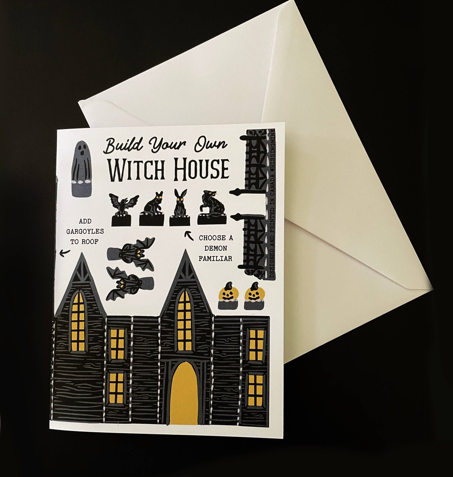   Build your own Witch House Card