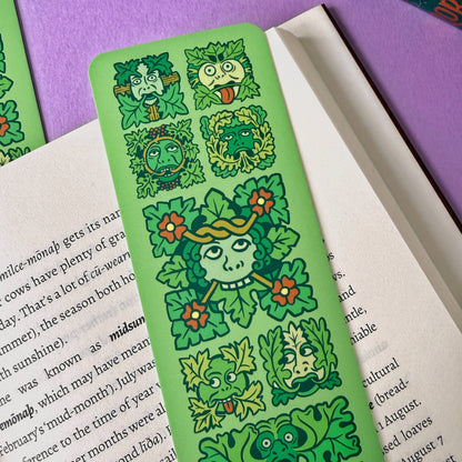 Green Man Folklore Bookmark