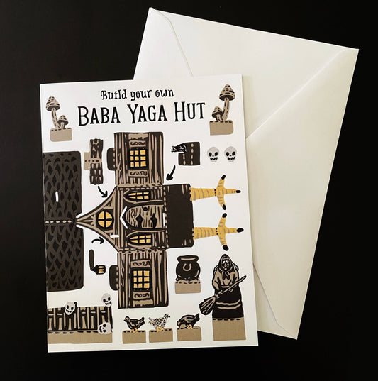   Build your own Baba Yaga hut Card