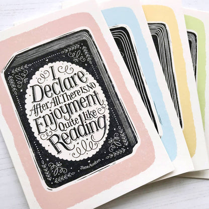 Book Lovers Quote Card Collection