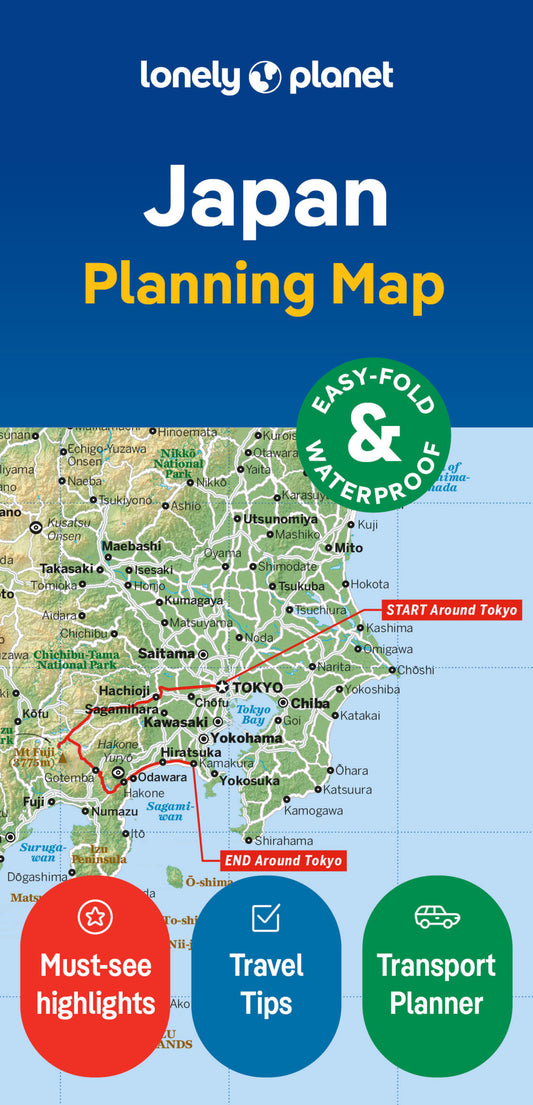 Lonely Planet Japan Planning Map 2 2nd Ed.