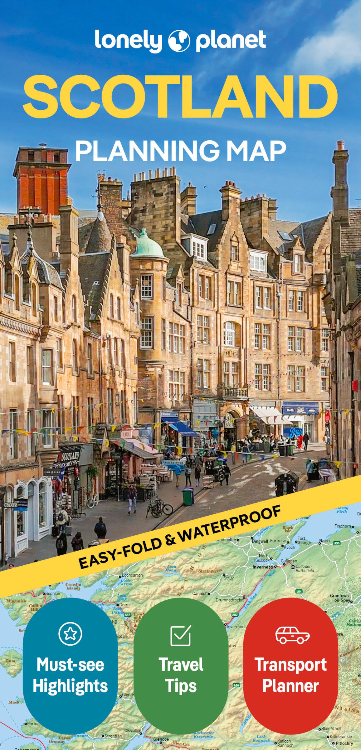 Lonely Planet Scotland Planning Map 2 2nd Ed.
