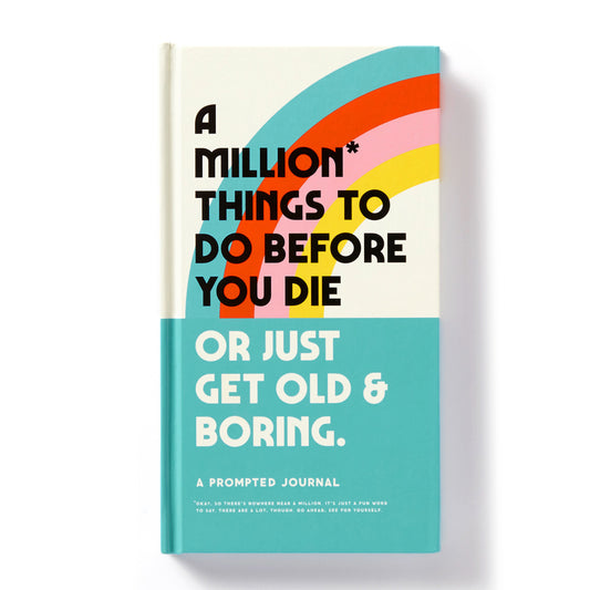 A Million Things to Do Before You Die Prompted Journal