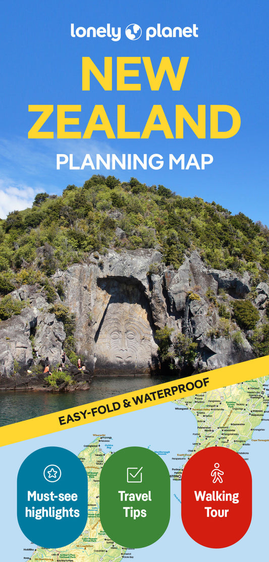Lonely Planet New Zealand Planning Map 2 2nd Ed.