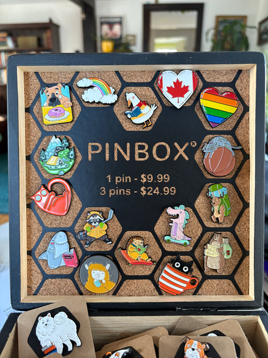 Pinbox Pins x 3