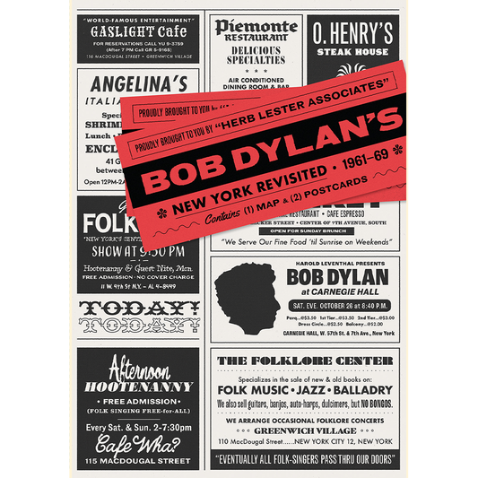 Bob Dylan's New York Revisited - Map and Guide