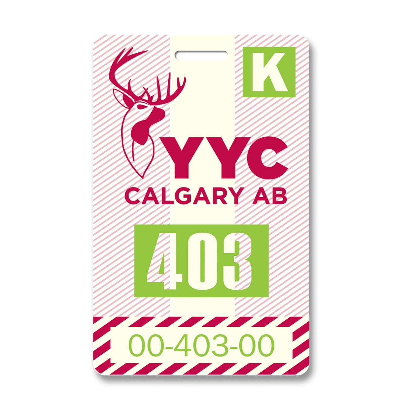 Calgary Luggage Tag