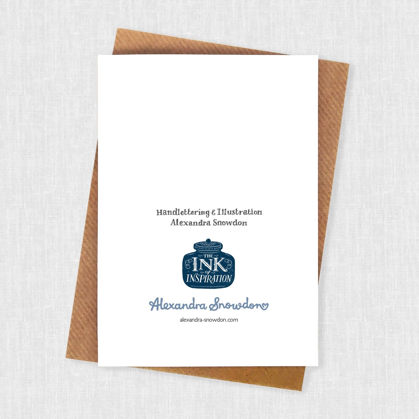 The Ink of Inspiration Card