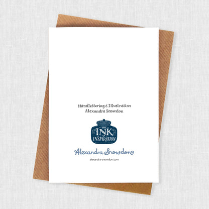 The Ink of Inspiration Card