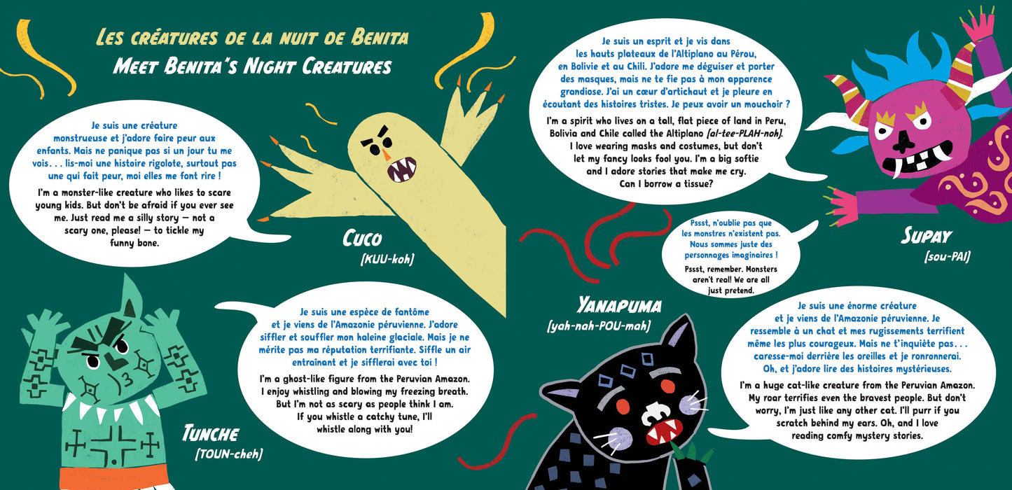 Benita and the Night Creatures (Bilingual French &amp; English)