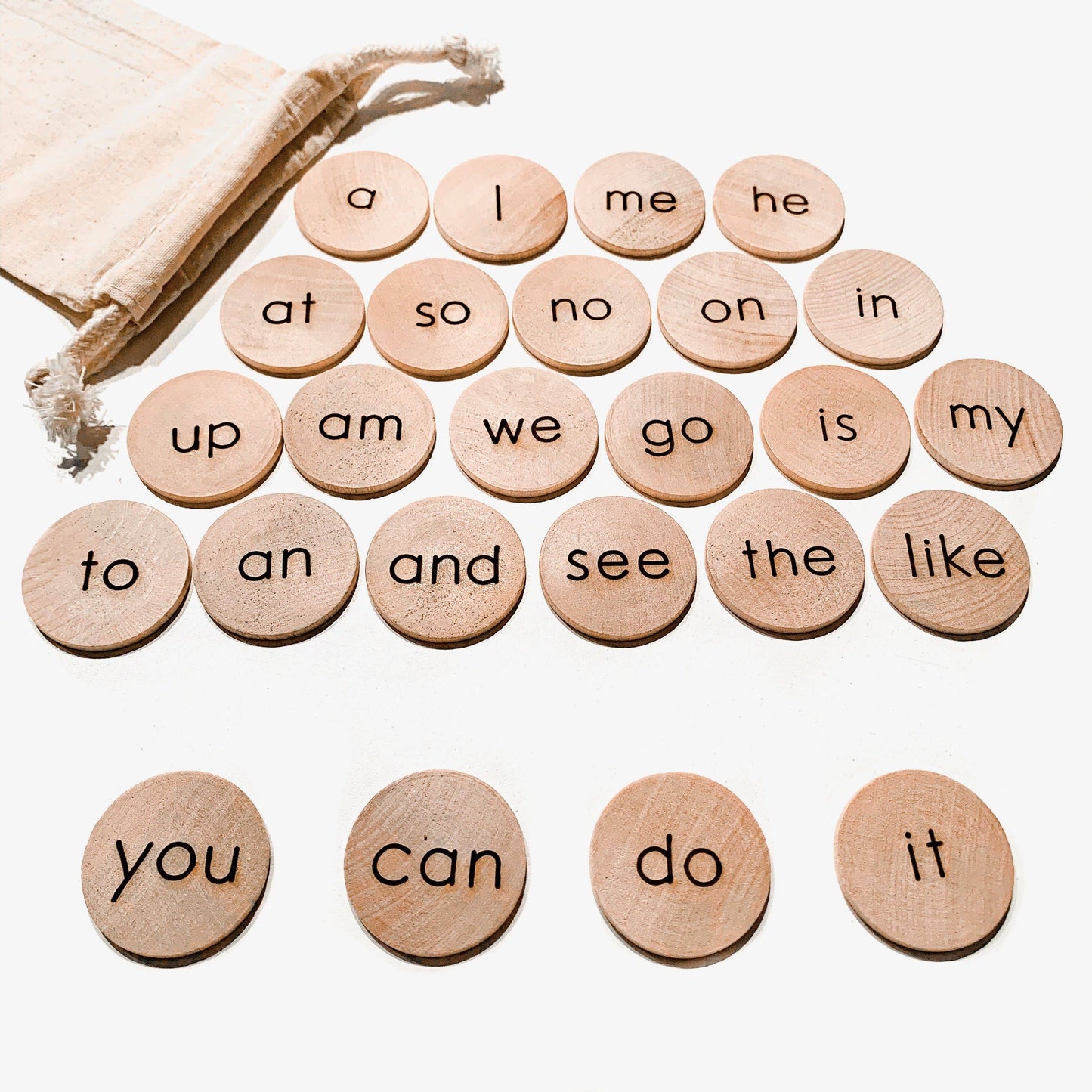 Kindergarten Sight Word Discs