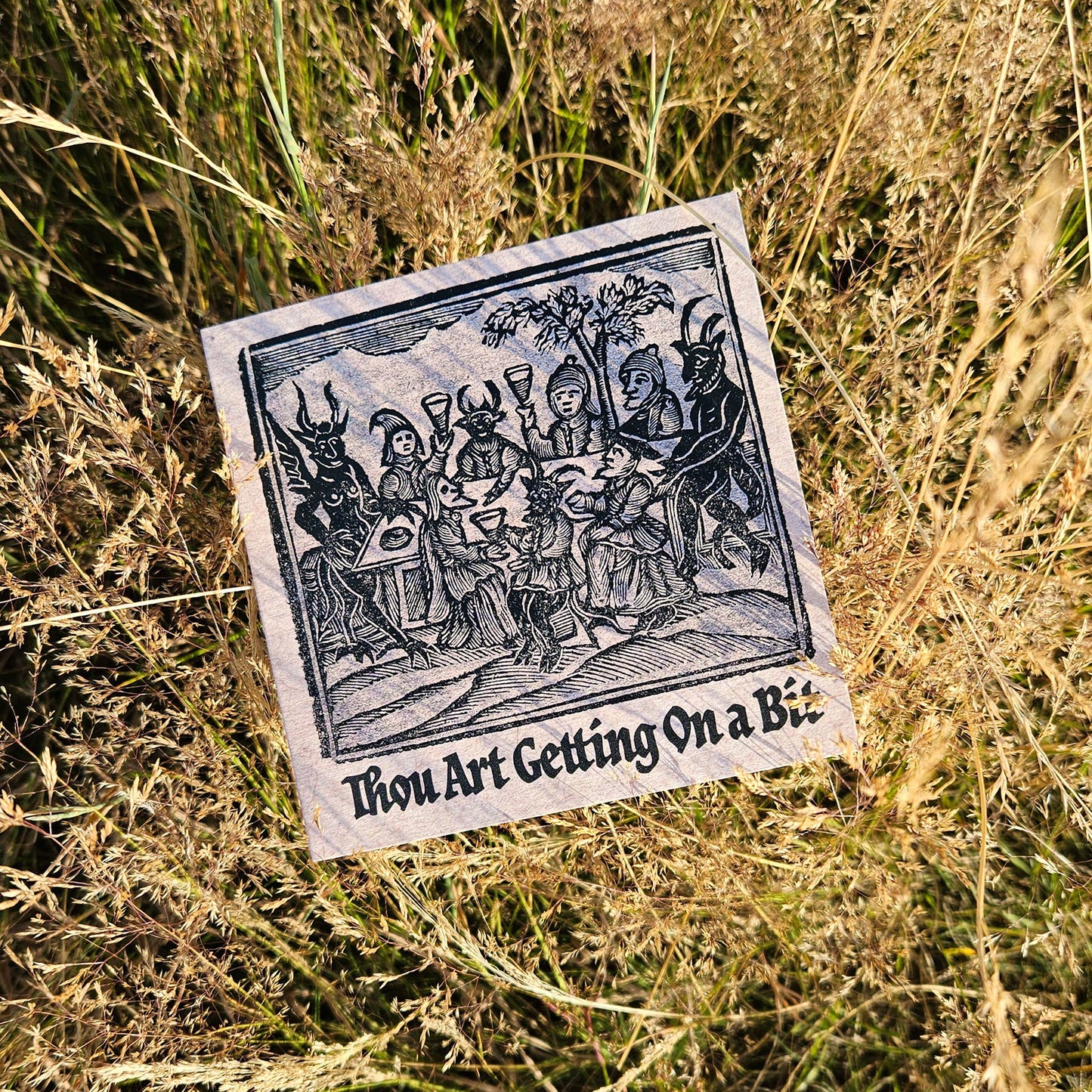 Birthday Card – Thou Art Getting On a Bit