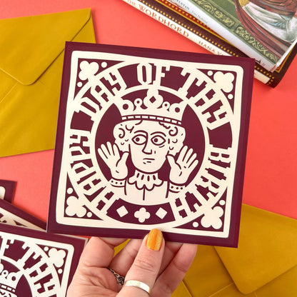 Medieval King Birthday Card