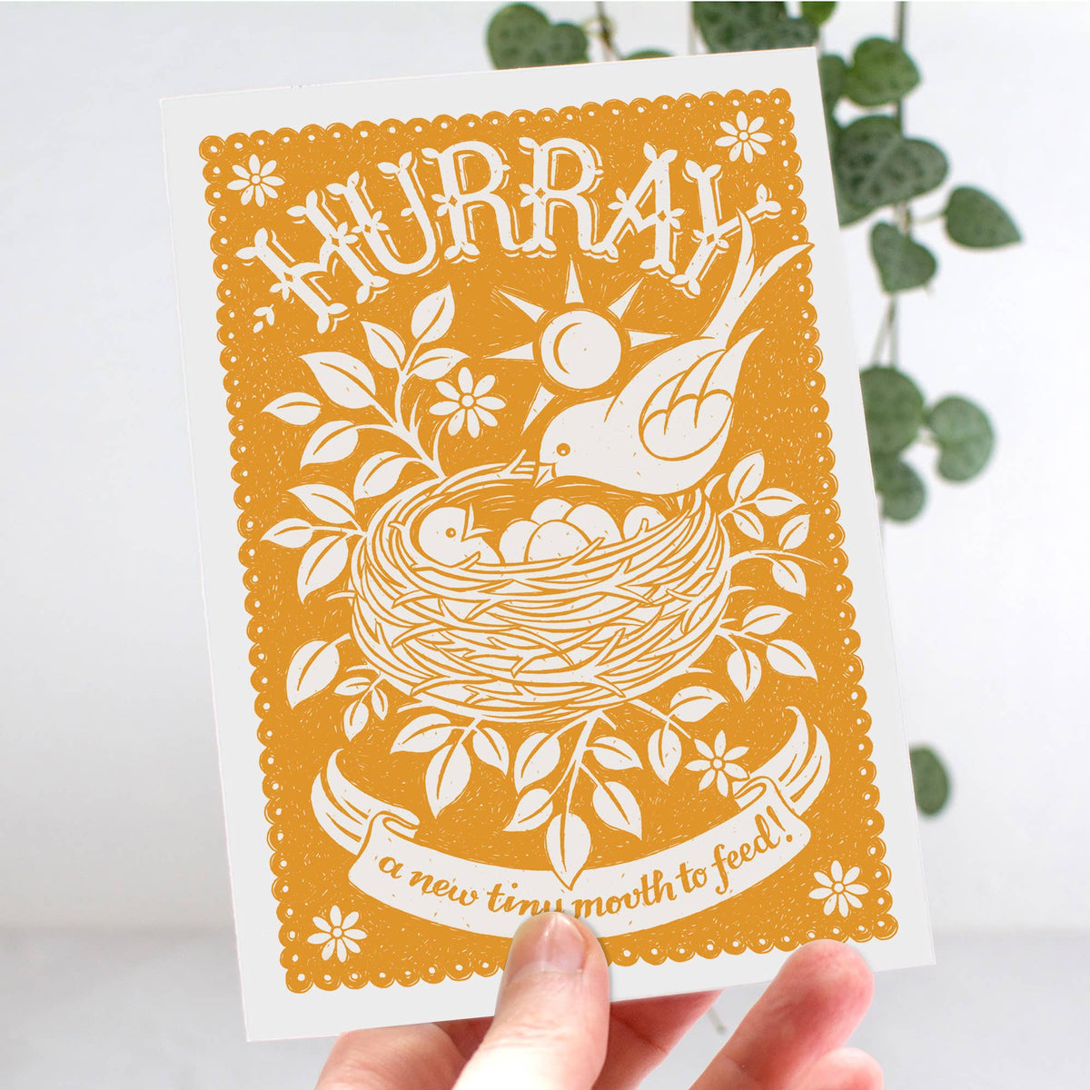 New Baby Bird Card