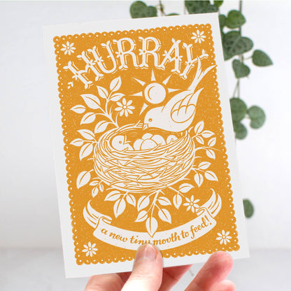 New Baby Bird Card