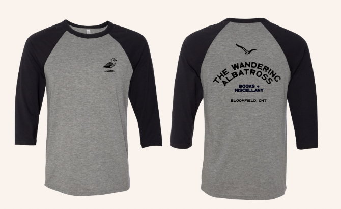 The Wandering Albatross 3/4  Length Baseball Tee