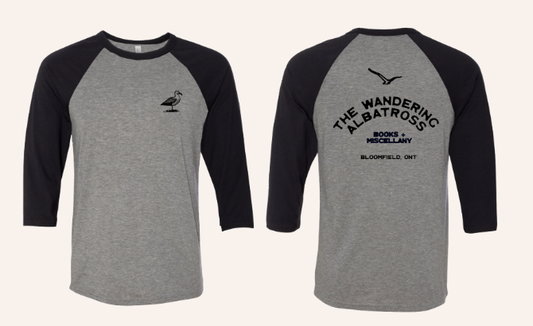 The Wandering Albatross 3/4  Length Baseball Tee